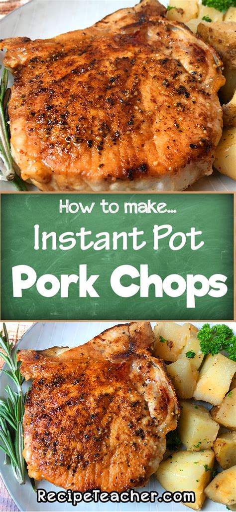 The best kind of instant pot recipe is undoubtedly the kind that is both quick and easy to make it's such a satisfying meal to make not just because of how simple it is though, but also because of how once your pork roast is done cooking in the instant pot, if you would like to crisp up the crust bit, you. Best 25+ Cooking pork chops ideas on Pinterest | Yummy recipes with pork chops, Pork chops with ...
