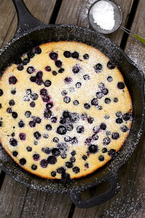Oven Baked Blueberry Pancake Blueberry Pancakes Breakfast Brunch