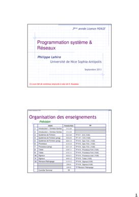 Remplissable En Ligne Programmation Syst Me R Seaux Organisation Des Enseignements Fax Email
