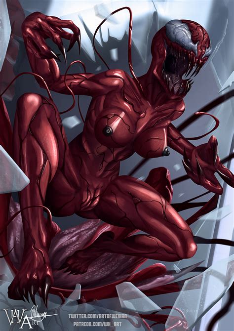 Rule 34 Alien Breasts Carnage Carnage Marvel Claws Feet Female