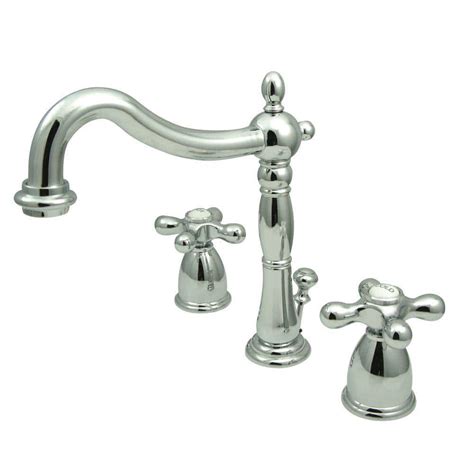 kingston brass victorian 8 in widespread 2 handle bathroom faucet in polished chrome hkb1971ax