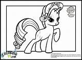 Pony Coloring Little Pages Rarity Mlp Princess Printable Cadence Girls Celestia Friendship Kids Print Colouring Color Ponies Sheets Girl Magic sketch template