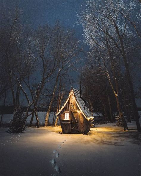Cabana Noaptea Cum Pictezi Un Peisaj De Iarna In Acrilice Aleg Sa