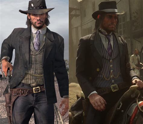 All the latest rdr2 mods, tools and news. Just noticed John's Saint Dennis robbery outfit is the Elegant suit from RDR 1 | redditjs