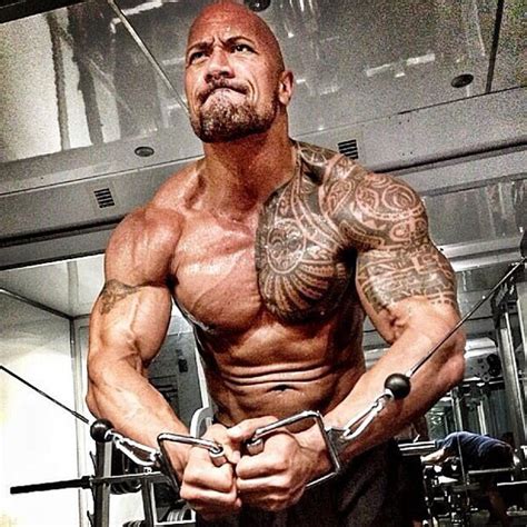 Dwayne The Rock Johnson Reveals Shirtless Muscle Filled Pic From
