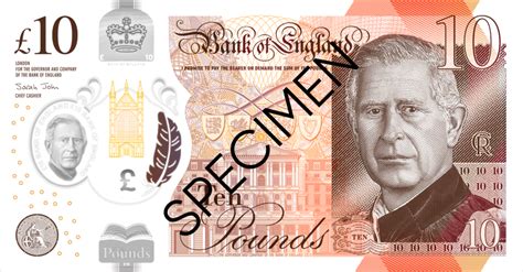 Bank Of England New Banknotes With Charles Iii Portrait Unveiled