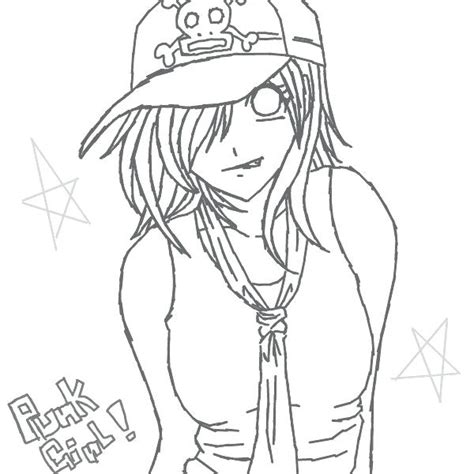 The Best Free Anime Girl Coloring Page Images Download