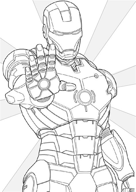 Iron Man Coloring Pages Printable Pdf Print Color Craft