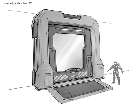 Halo 4 Concept Art By Josh Kao Sci Fi Hallway Sci Fi Wall Concept Art