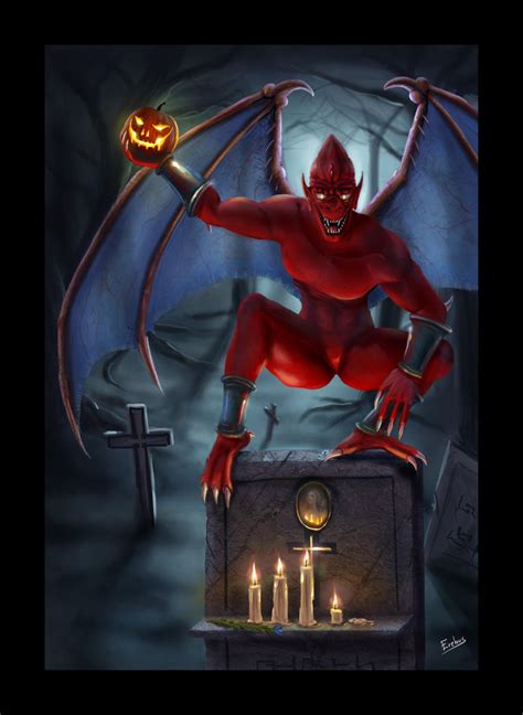 Red Demon By Erebus Art On Deviantart