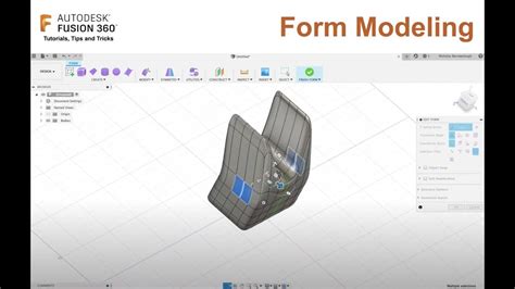 Fusion 360 Introduction To Forms Youtube