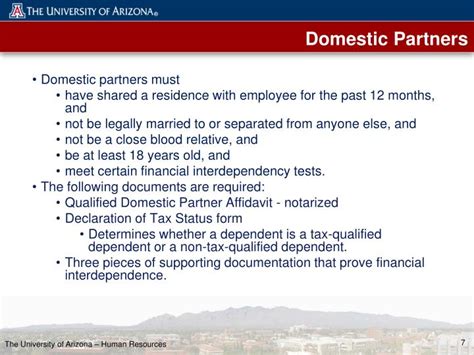 Being able to claim a domestic partner as a tax dependent on your federal taxes isn't impossible, but it. PPT - New Employee Benefits Orientation PowerPoint Presentation - ID:3527500