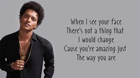 just the way you are bruno mars song lyrics choicesdarelo