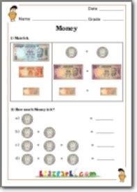 Some of the worksheets displayed are money word problems, grade 1 counting money word problems, name class money, grade one saving money, barter money, money basics, grade 1 money, everyday math skills workbooks series. Addition of Coins, Money Activity Worksheet for Class 1 ...
