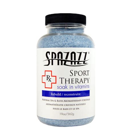 spazazz rx therapy sport therapy rebuild crystals 19oz container