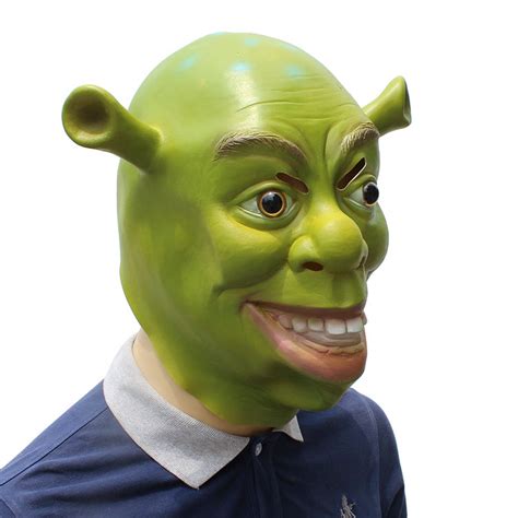 Halloween Mask Green Shrek Masks Movie Cosplay Masquerade Party Mascar