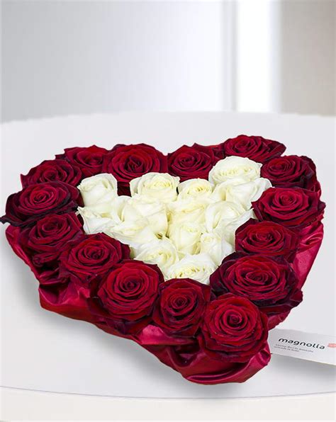 Heart Shaped Floral Arrangement With 29 Roses