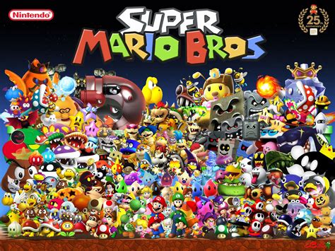Super Mario Bros Character Wallpaper | Super mario bros games, Super mario, Super mario bros