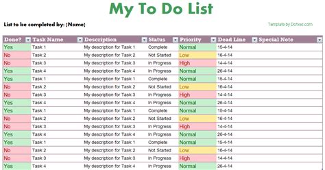 List Template Find Your One Now To Do List Template With Simple Pattern