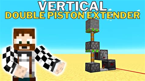 Vertical Double Piston Extender Minecraft Minecraft