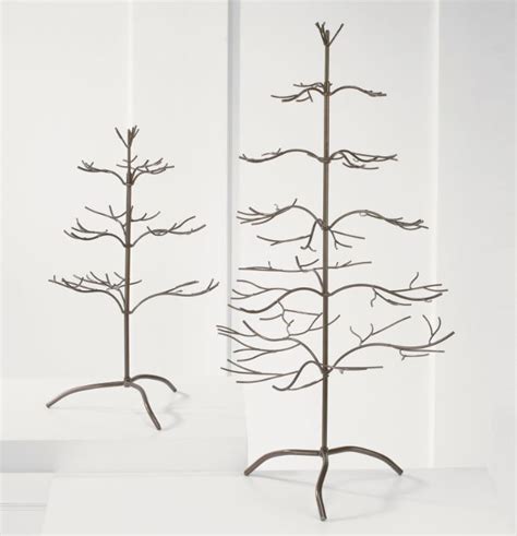 Ornament Display Tree Silver Or Gold Natural 36 Ornament Display Trees