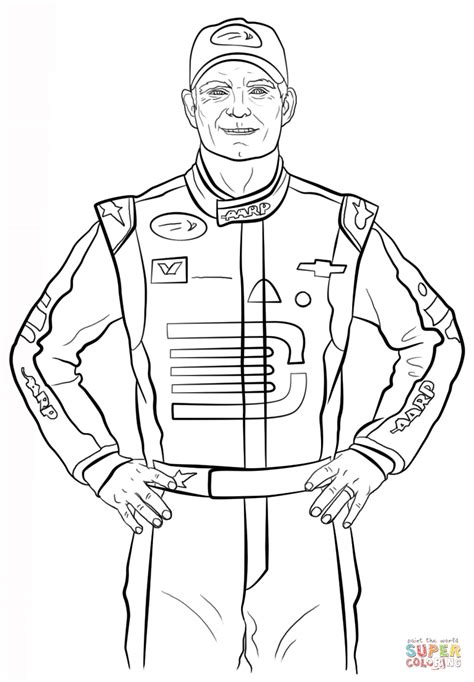 Jeff Gordon Coloring Pages Shefalitayal