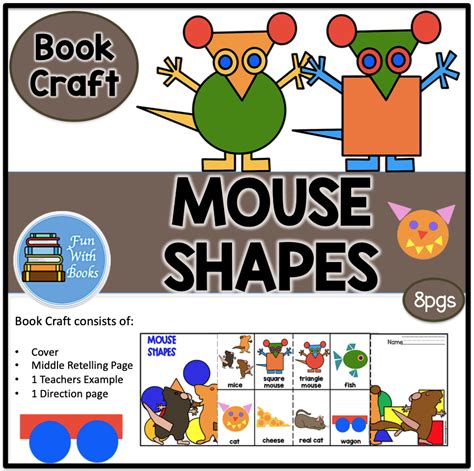 Mouse Shapes Book Craft Book Units By Lynn