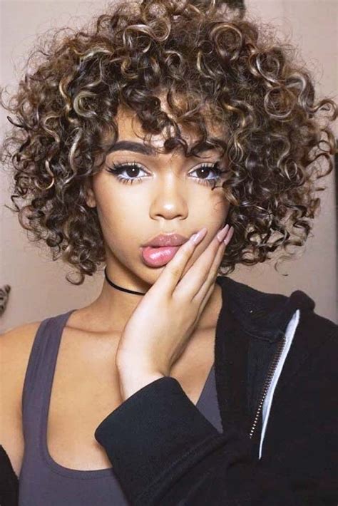 45 Fancy Ideas To Style Short Curly Hair Curly