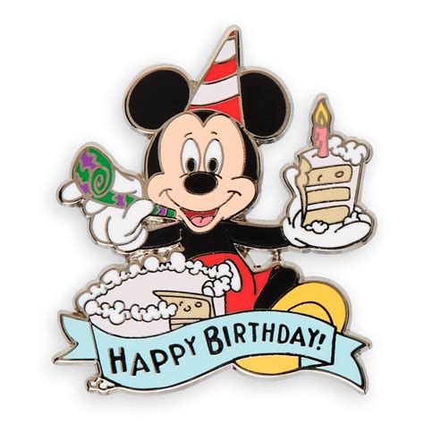 Mickey Mouse Happy Birthday Pin is here now – Dis Merchandise News