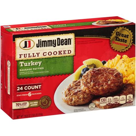 Jimmy Dean Fully Cooked Turkey Sausage Patties Reviews 2020