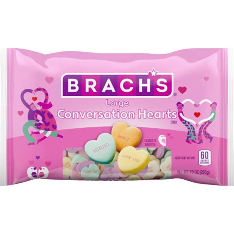 Brachs Valentines Large Conversation Hearts All City Candy