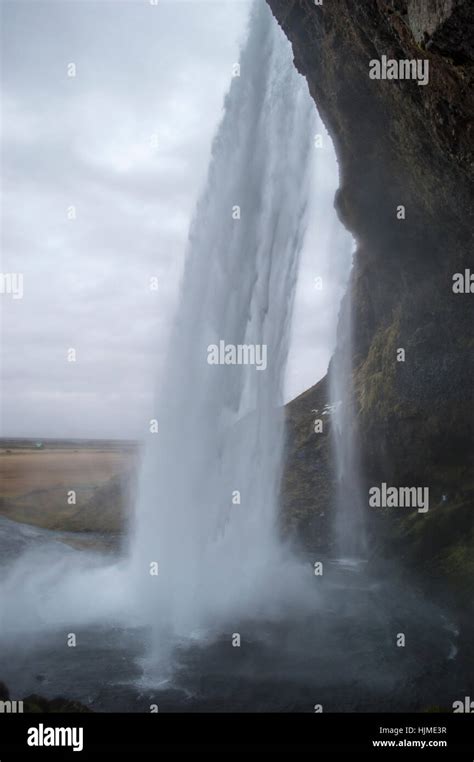 Seljalandsfoss Waterfall Iceland Stock Photo Alamy