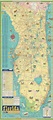 1960 Rand McNally Pictorial Road Map of Florida | eBay