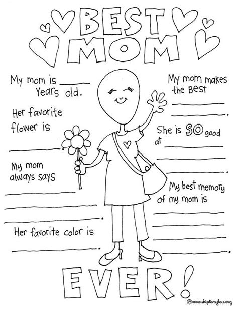 You Are Going To Love These Darling Free Printable Mothers Day