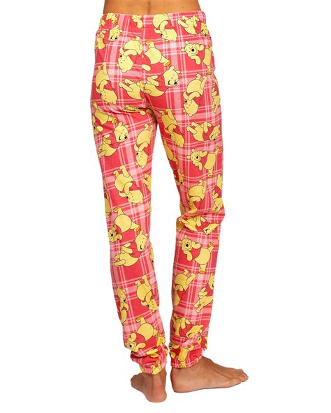 Disney Winnie The Pooh Womens Pajama Pants Lounge Jogger Winnie The