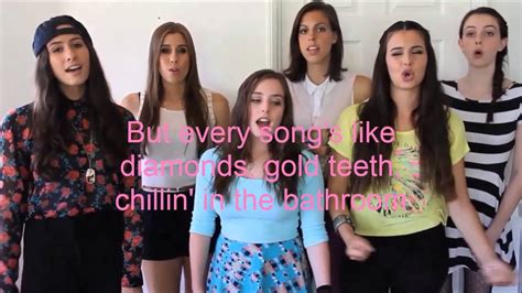 Royals By Lorde Cover By Cimorelli Lyrics On Screen Youtube