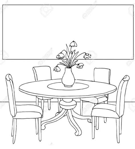 Living Room Table Coloring Page Free Printable Coloring Pages For Kids