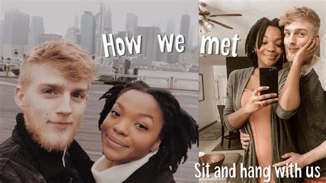 how we met bwwm story time interracial couple newly married youtube
