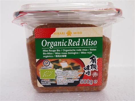 Hikari Organic Red Miso Paste 500g Bio Sojabohnen Paste Amazon De Küche And Haushalt