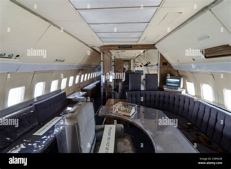 Inside Air Force One At The Museum Of Flight Seattle Usa Stock Photo