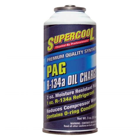 Supercool® 16310 Universal Pag R134a Refrigerant Oil Charge 3 Oz