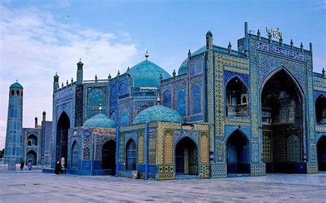 Blue Mosque Mazari Sharif In Afghanistan By Yoshiaki Nagashima Mosque