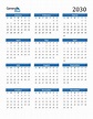 2030 Calendar (PDF, Word, Excel)