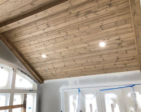 A Knotty Pine Cathedral Ceiling In 2024 Home Upgrades Hearth Room Home