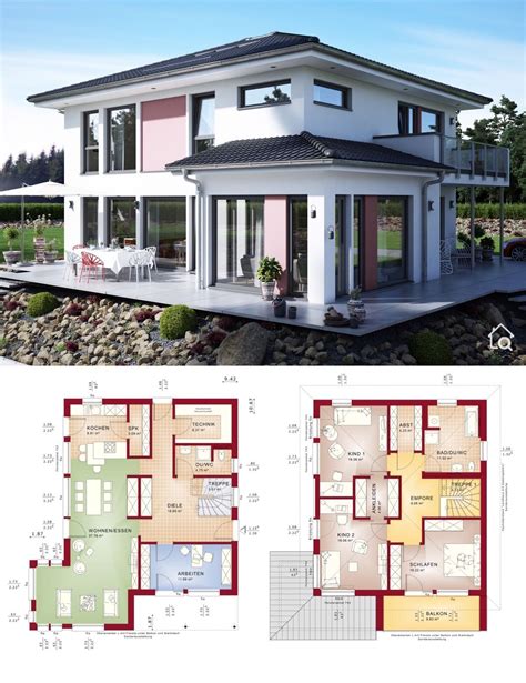 101 best sims 3 images sims house sims house plans sims. Stadtvilla Fertighaus modern mit Walmdach & 5 Zimmer ...