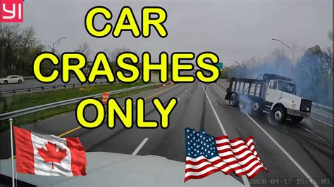 Insane Car Crashes Usa And Canada Best Of Hit And Run Accident Road