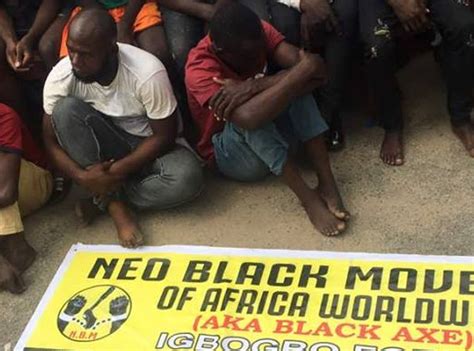 July 7th Celebration 120 Black Axe Cultists Arrested In Lagos Pictures