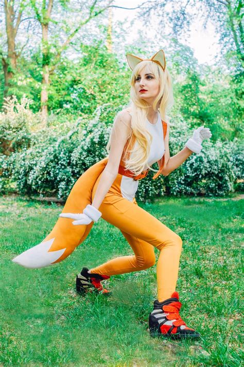 Tails Cosplay Costume From Sonic The Hedgehog Video Game Etsy