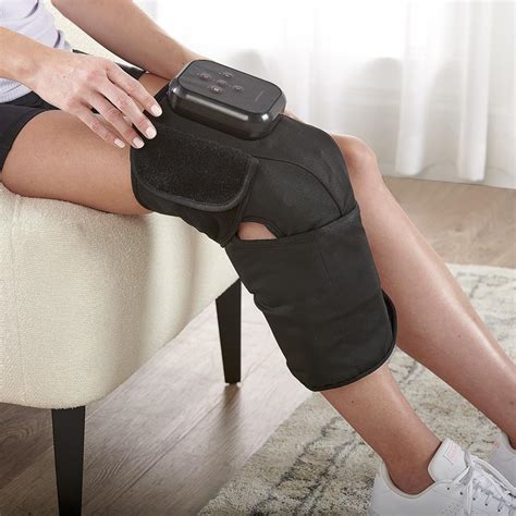 The Cordless Triple Therapy Knee Massager Hammacher Schlemmer