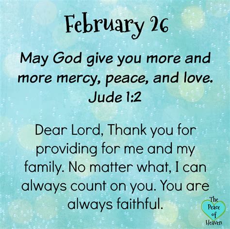 February 26 Daily Spiritual Quotes Daily Bible Verse February Quotes